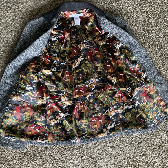 CAbi Gray Tweed Blazer Tailored Suit Jacket - Picture 9 of 9